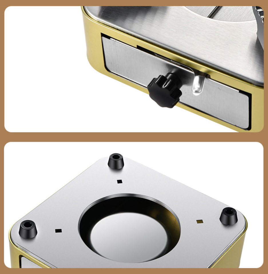 Bếp cồn hợp kim nhôm 18.5cm có ngăn cho cồn rời HS001