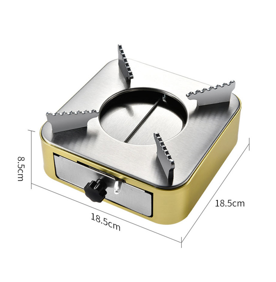 Bếp cồn hợp kim nhôm 18.5cm có ngăn cho cồn rời HS001