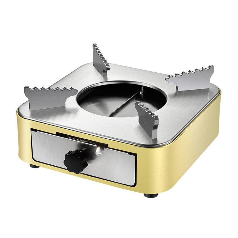 Bếp cồn hợp kim nhôm 18.5cm có ngăn cho cồn rời HS001