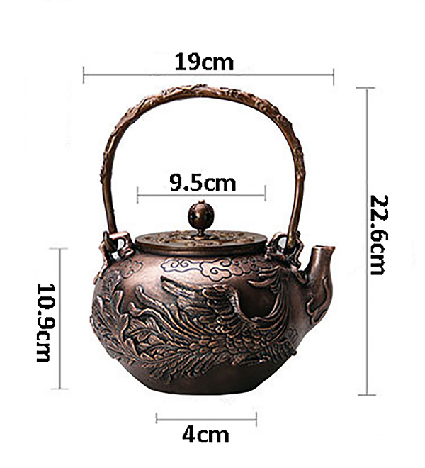 Ấm đun trà đạo 1.3L Yongkang CC001.