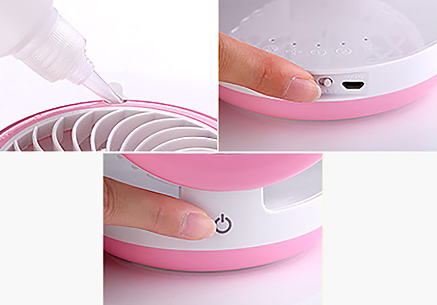 Quạt hơi nước mini để bàn Light One WYF4