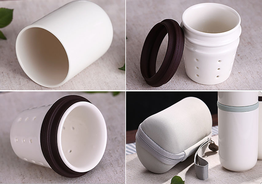 Bình ủ trà bằng sứ 200ml Light One GYBL147.