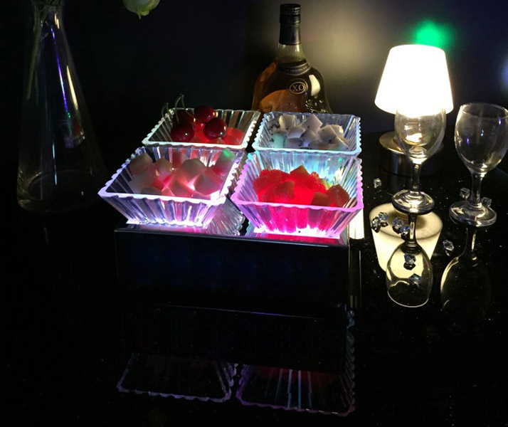 Khay đựng trái cây bánh kẹo đèn led Sumi SM001