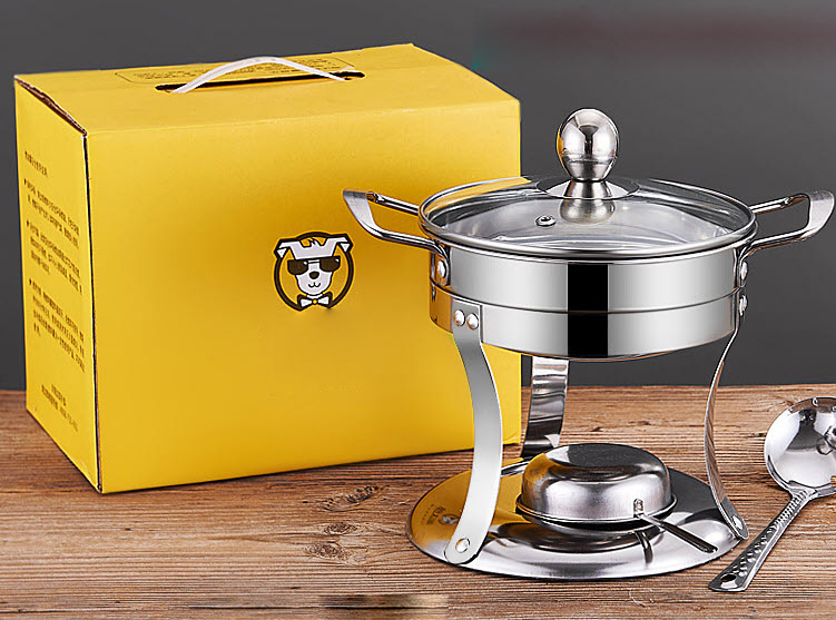 Nồi lẩu Inox dùng 1 người Hongrui HR001