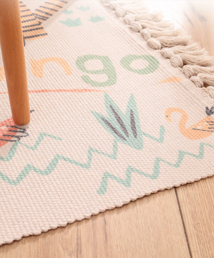 Thảm lót chân vải cotton Dexi DX003.