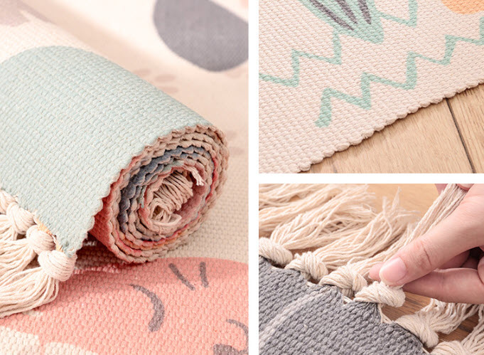 Thảm lót chân vải cotton Dexi DX003.