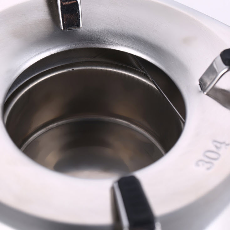 Bộ chảo hâm nóng thức ăn kèm bếp cồn inox 24cm OEM XF009