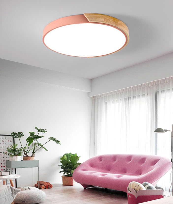 Đèn trần đèn gắn trần led dùng remote Yixi YX8009.