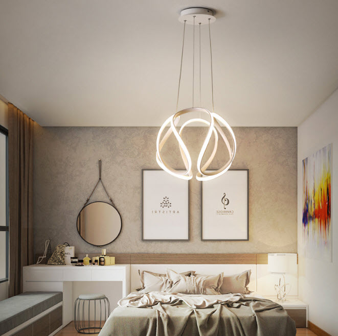 Đèn thả trần led lượn sóng Youerte YE9200.