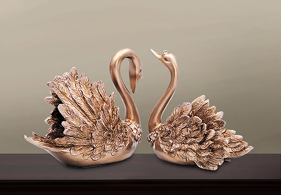 Set decor trang trí nội thất mẫu thiên nga Jianlin JL002