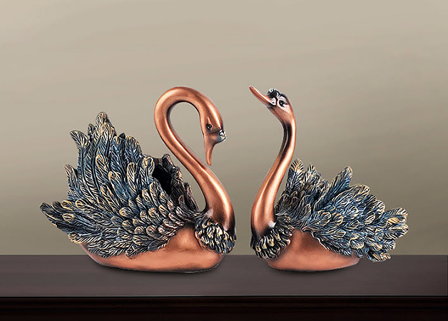 Set decor trang trí nội thất mẫu thiên nga Jianlin JL002