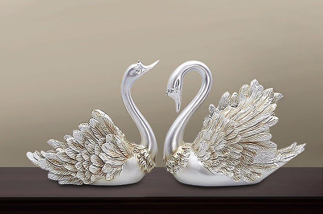 Set decor trang trí nội thất mẫu thiên nga Jianlin JL002