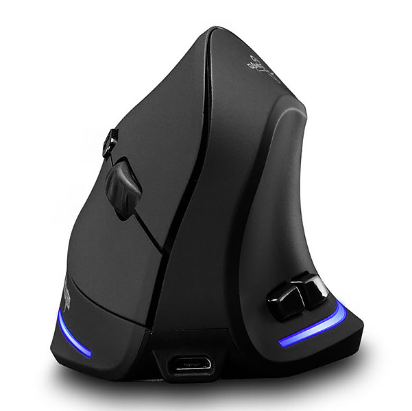 Chuột dọc không dây chơi game 2.4GHz có đèn led Zelotes F35