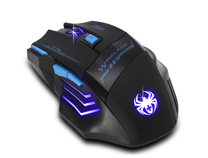 Chuột chơi game không dây 2.4GHz có đèn led Zelotes F14