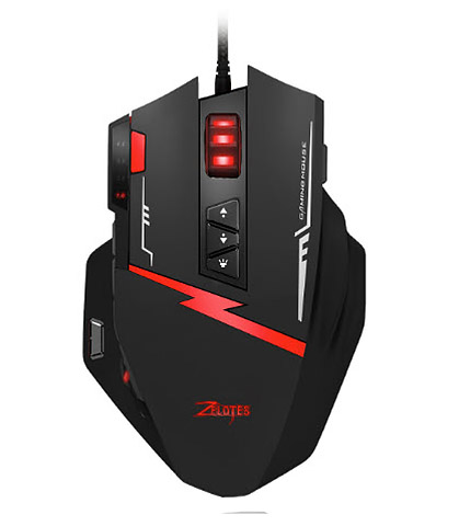 Chuột chơi game 16 nút bấm có led đổi màu 7000DPI Zelotes C15