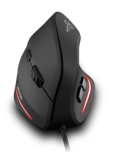 Chuột dọc chơi game có led đổi màu 3200DPI Zelotes T20