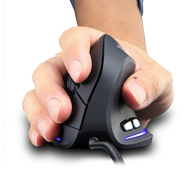 Chuột dọc chơi game có led đổi màu 3200DPI Zelotes T20