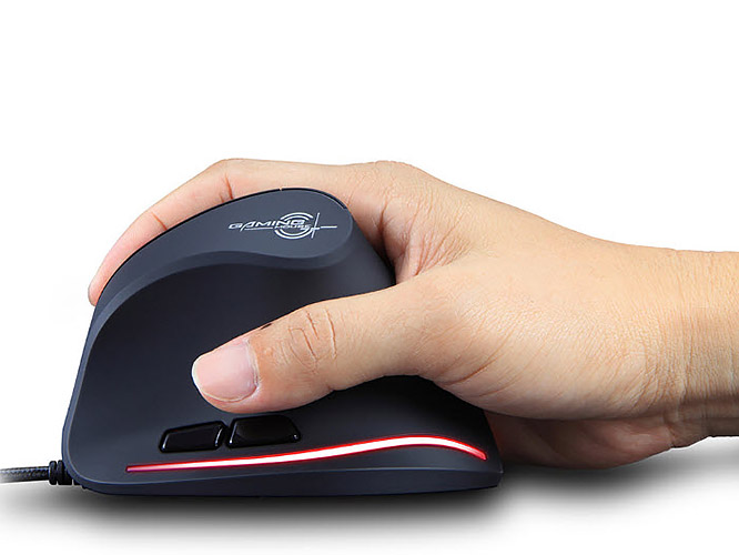Chuột dọc chơi game có led đổi màu 3200DPI Zelotes T20