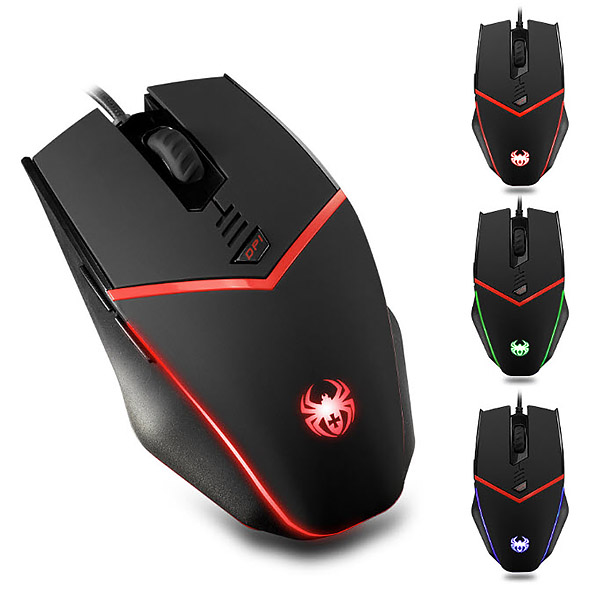 Chuột chơi game 3200DPI có led đổi màu Zelotes C13