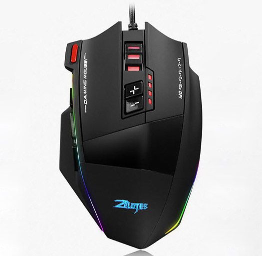Chuột laser chơi game 13 nút led RGB 10000DPI Zeletos C13A