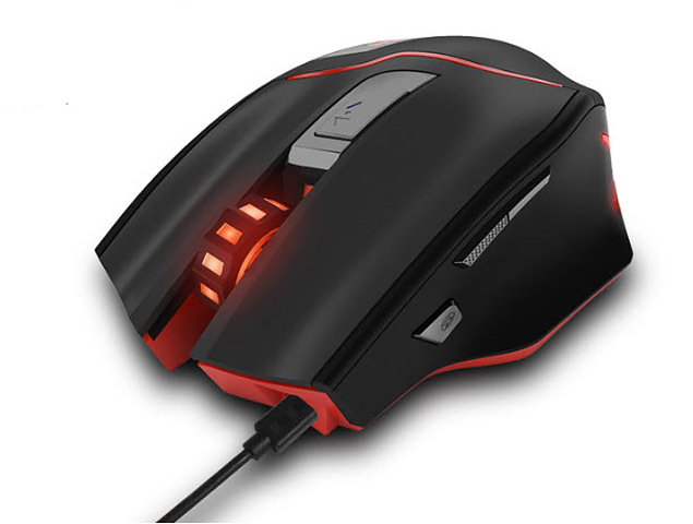 Chuột không dây chơi game dùng pin sạc led 7 màu Zelotes F18
