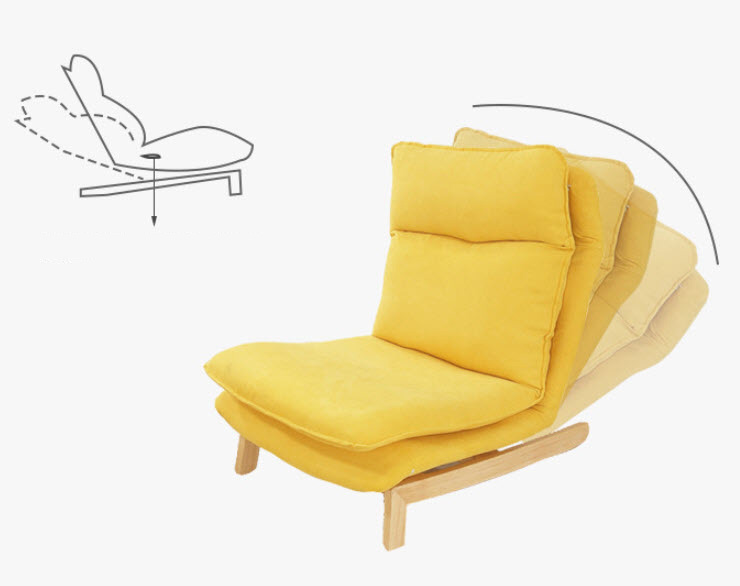 Ghế sofa lưng dựa gác chân Chunmei Y0505