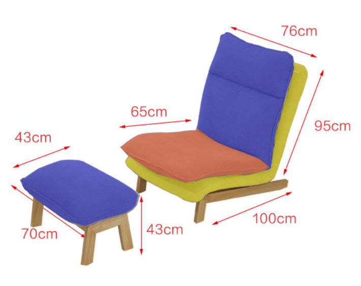 Ghế sofa lưng dựa gác chân Chunmei Y0505