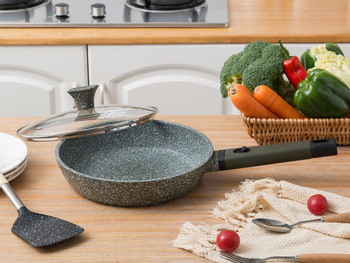 Chảo bầu vân đá chống dính 20-28cm UAKEEN VK215