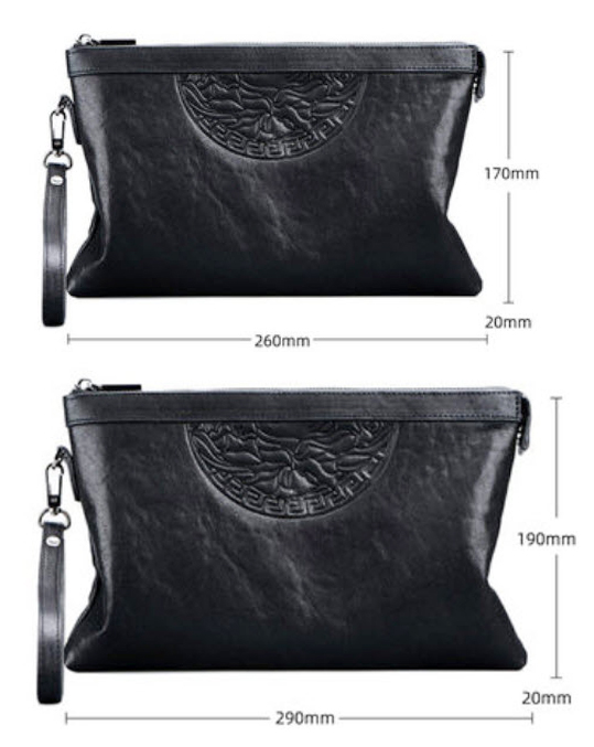 Bóp ví nam men wallet cầm tay da bò Feger FG06162