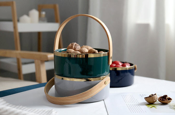 Tô thố sứ quai xách đựng thực phẩm StarRice SR004