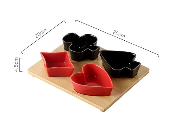 Khay đựng bánh kẹo trái cây gốm sứ StarRice SR005