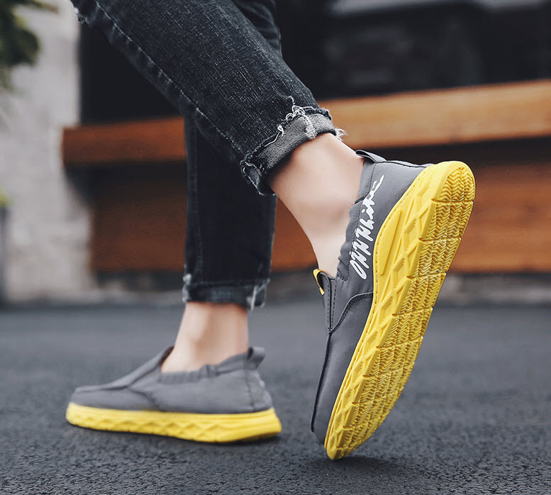 Giày Slip-on nam vải Oxford Mr.Insist MIS331 giày lười nam