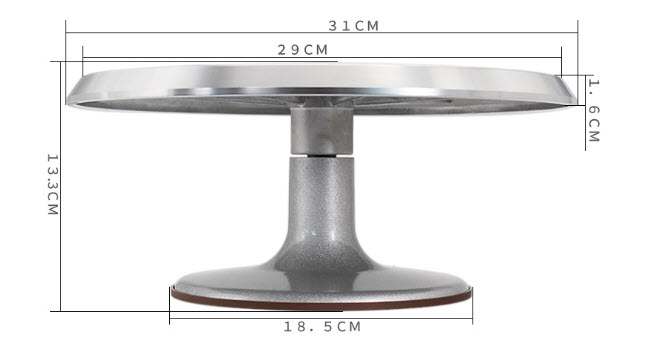 Bàn xoay làm bánh 31cm ShengKun SK3279