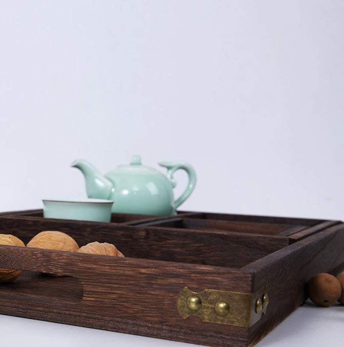 Khay đựng bộ tách trà bánh kẹo Kiyoshi KYS1254