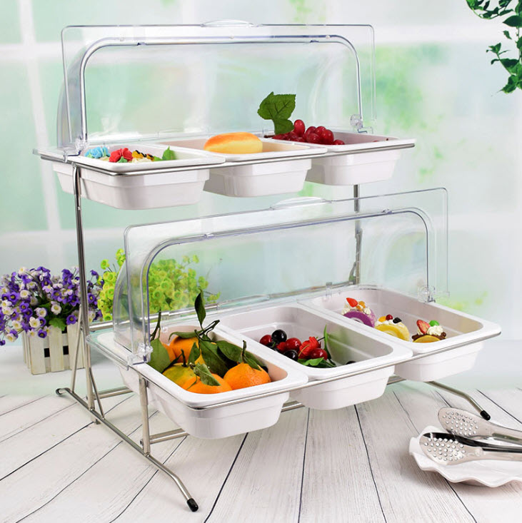 Khay buffet đựng thức ăn bánh trái cây Gerber B469