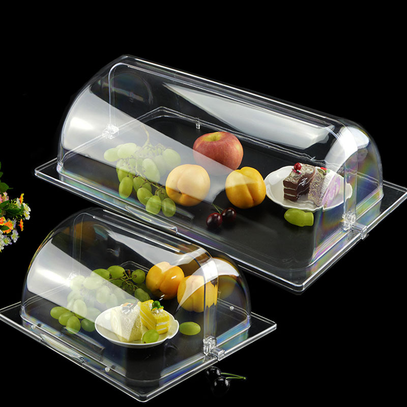 Nắp đậy khay GN buffet 1/1 và 1/2 dạng lật chất liêu acrylic 88189L