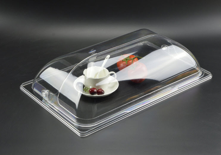 Nắp đậy khay GN buffet 1/1 và 1/2 dạng lật chất liêu acrylic 88189L