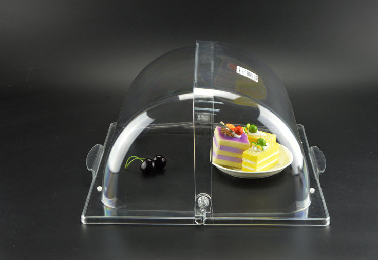 Nắp đậy khay GN buffet 1/1 và 1/2 dạng lật chất liêu acrylic 88189L