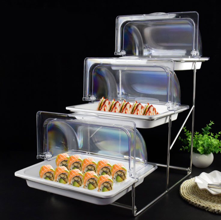 Khay buffet 3 tầng đựng thức ăn bánh kẹo Gerber GB00224