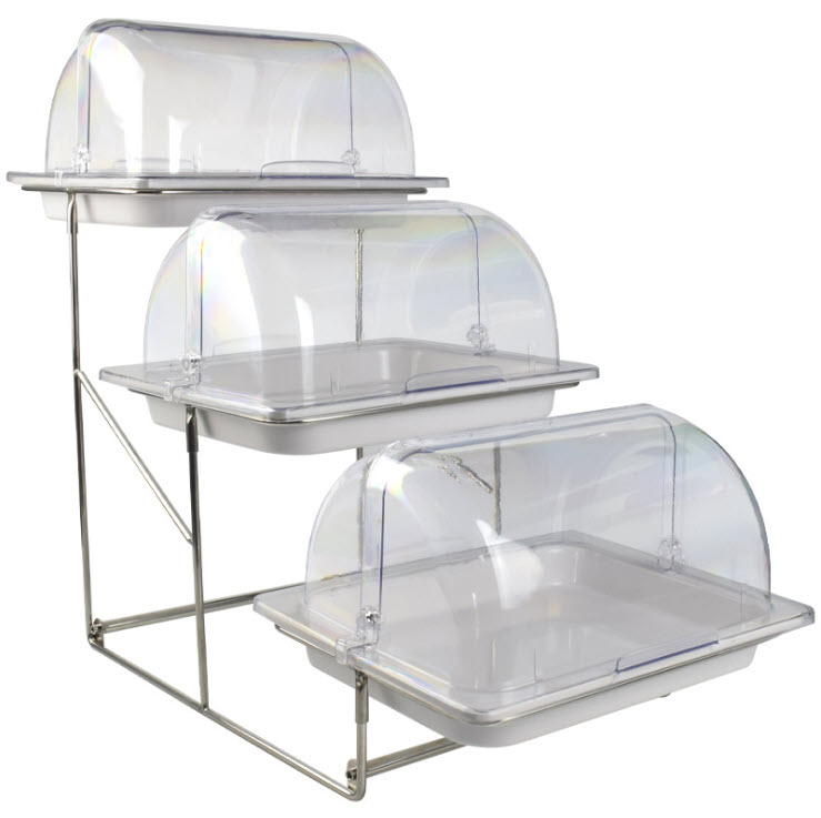 Khay buffet 3 tầng đựng thức ăn bánh kẹo Gerber GB00224