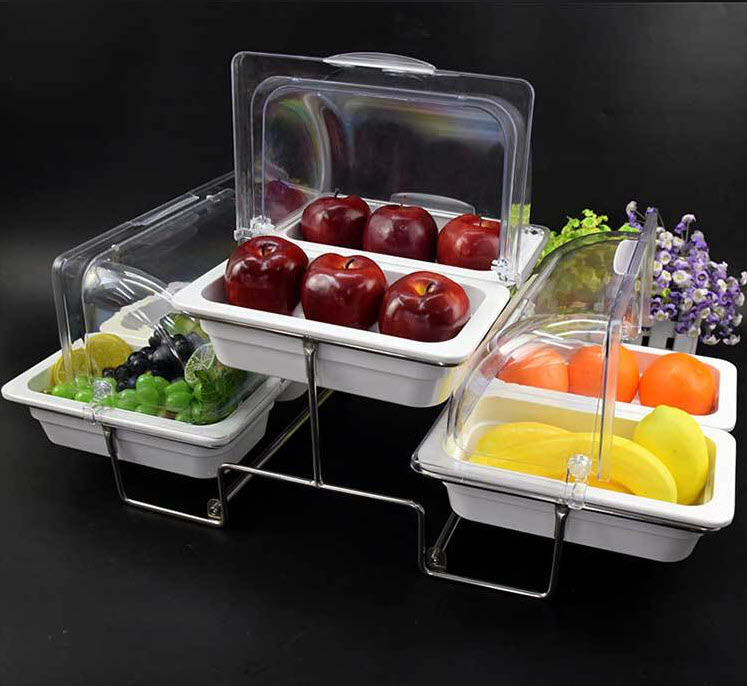 Khay buffet 3 tầng đựng thức ăn bánh kẹo Gerber GB003