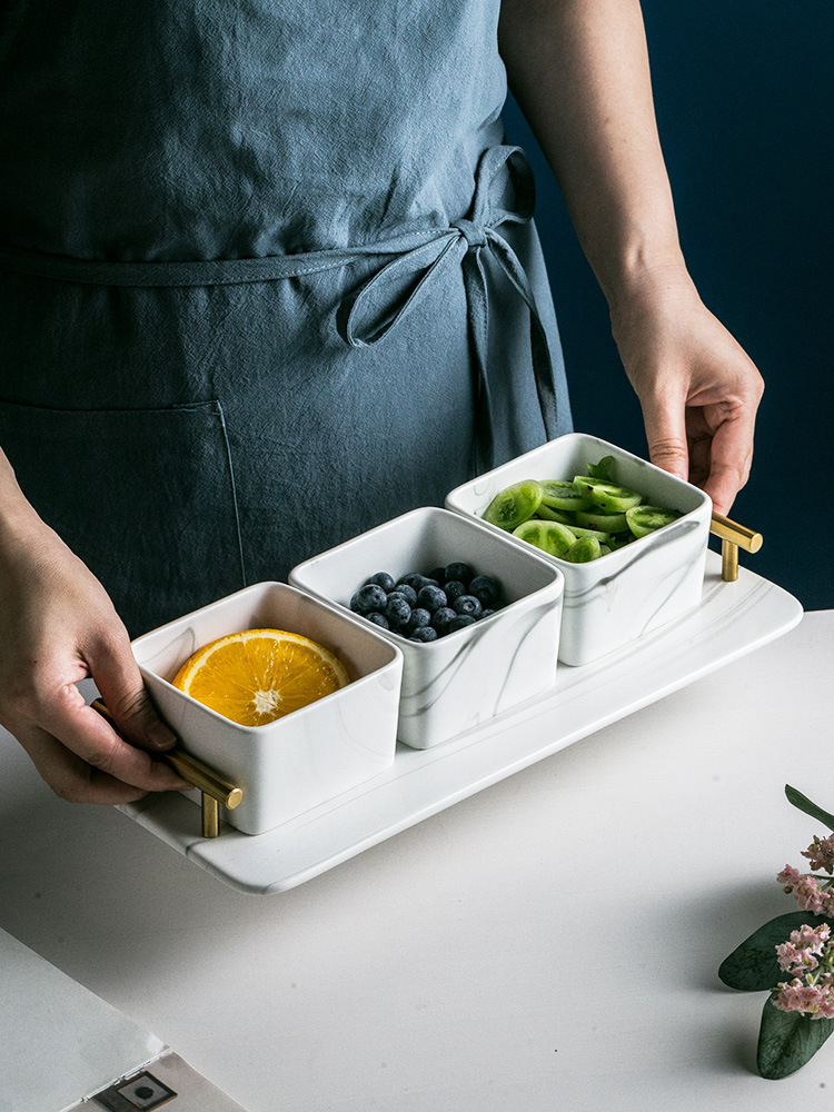 Khay đựng bánh kẹo trái cây khô thức ăn Saimei SMG02