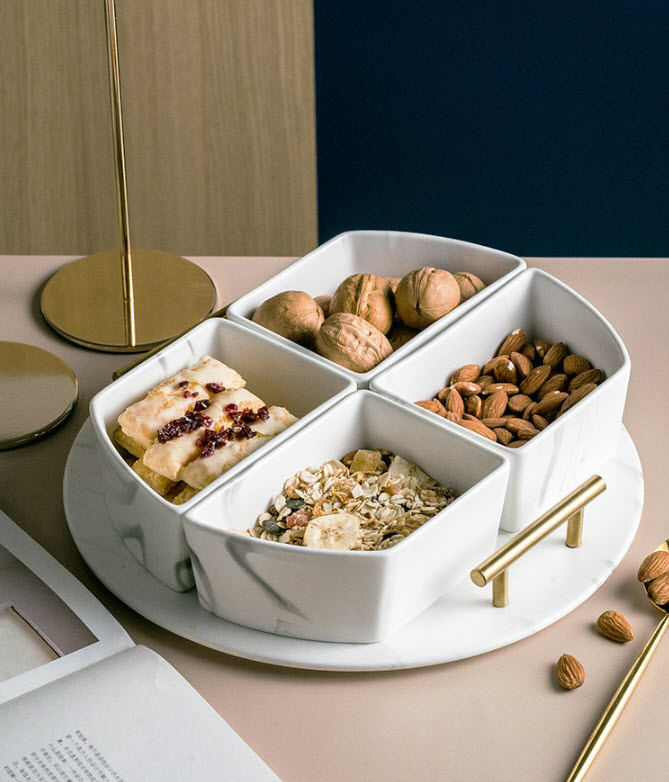 Khay đựng bánh kẹo trái cây Saimei SMG01