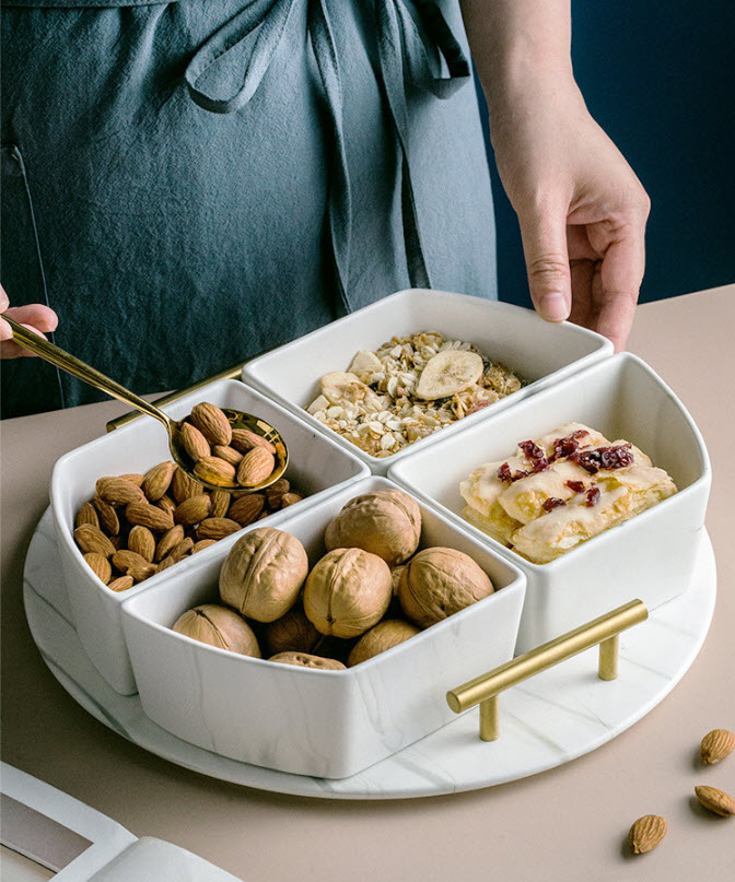 Khay đựng bánh kẹo trái cây Saimei SMG01
