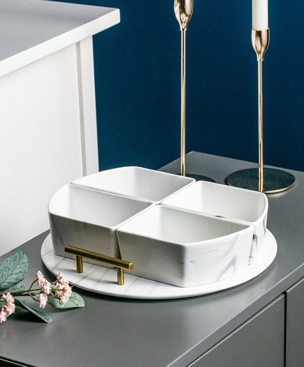 Khay đựng bánh kẹo trái cây Saimei SMG01