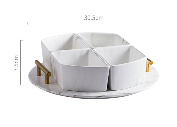 Khay đựng bánh kẹo trái cây Saimei SMG01