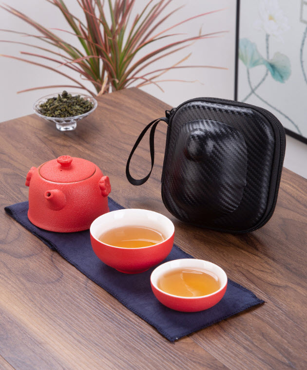 Bộ ấm trà du lịch bằng gốm Spirit SPR001