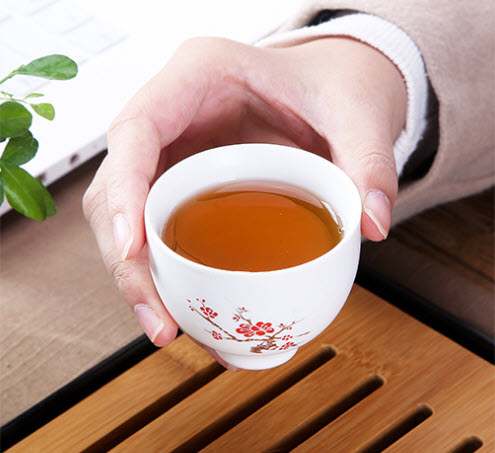 Bộ ấm trà kèm khay bằng sứ Spirit SPR002