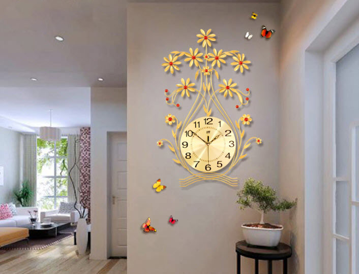 Đồng hồ treo tường trang trí Jiuda JT1637