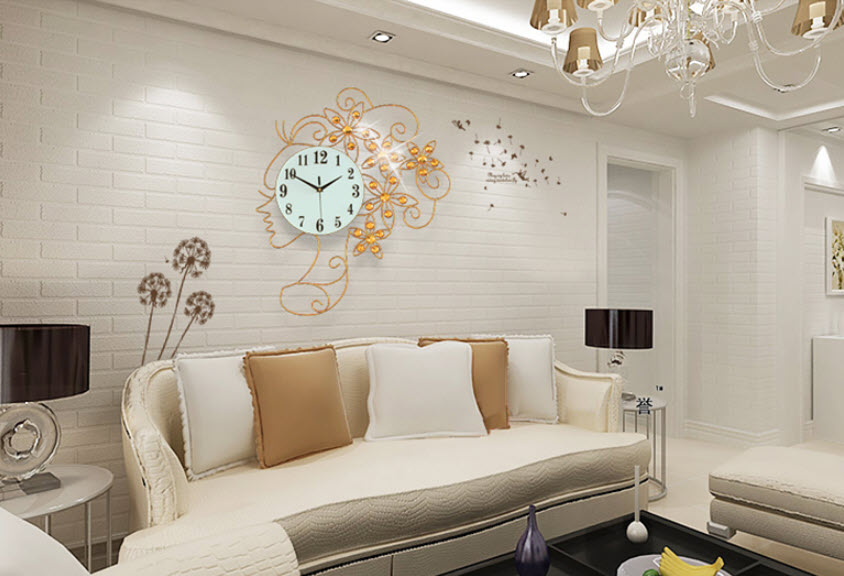 Đồng hồ treo tường trang trí Jiuda 12888